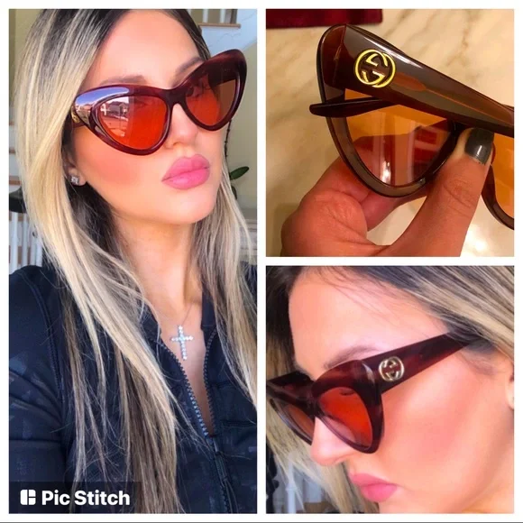 Gucci | Accessories | New Show Stopper Gucci Cat Eye  display picture 2